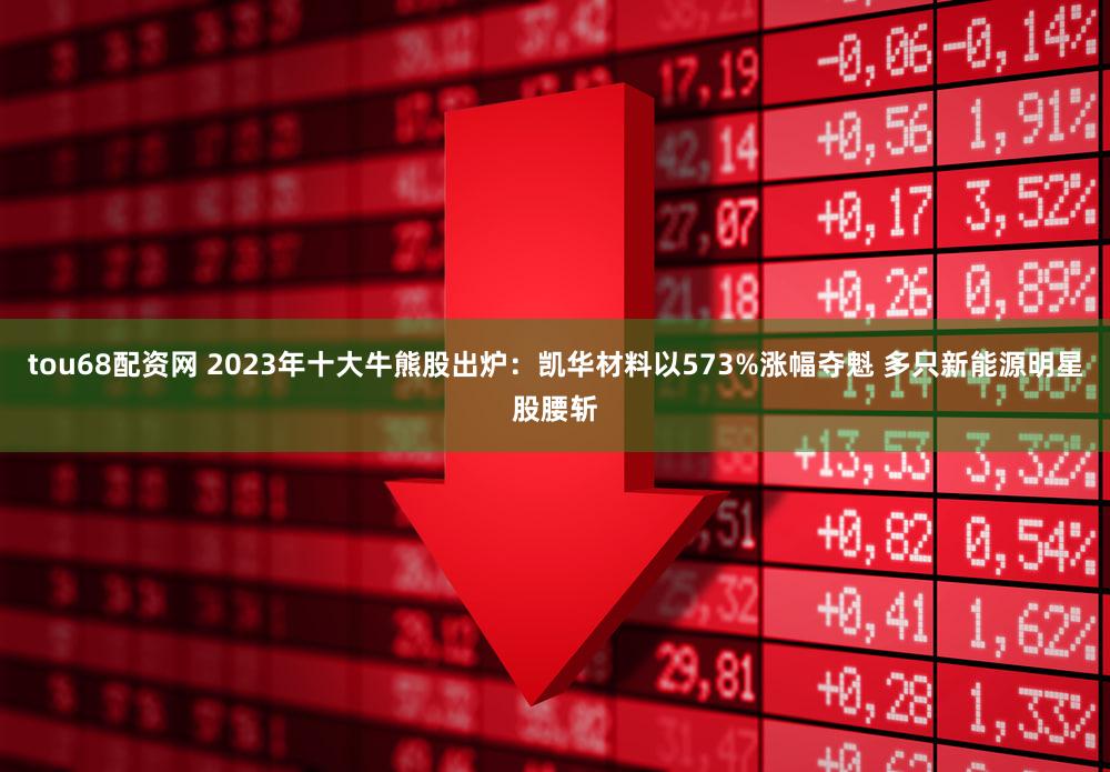 tou68配资网 2023年十大牛熊股出炉：凯华材料以573%涨幅夺魁 多只新能源明星股腰斩