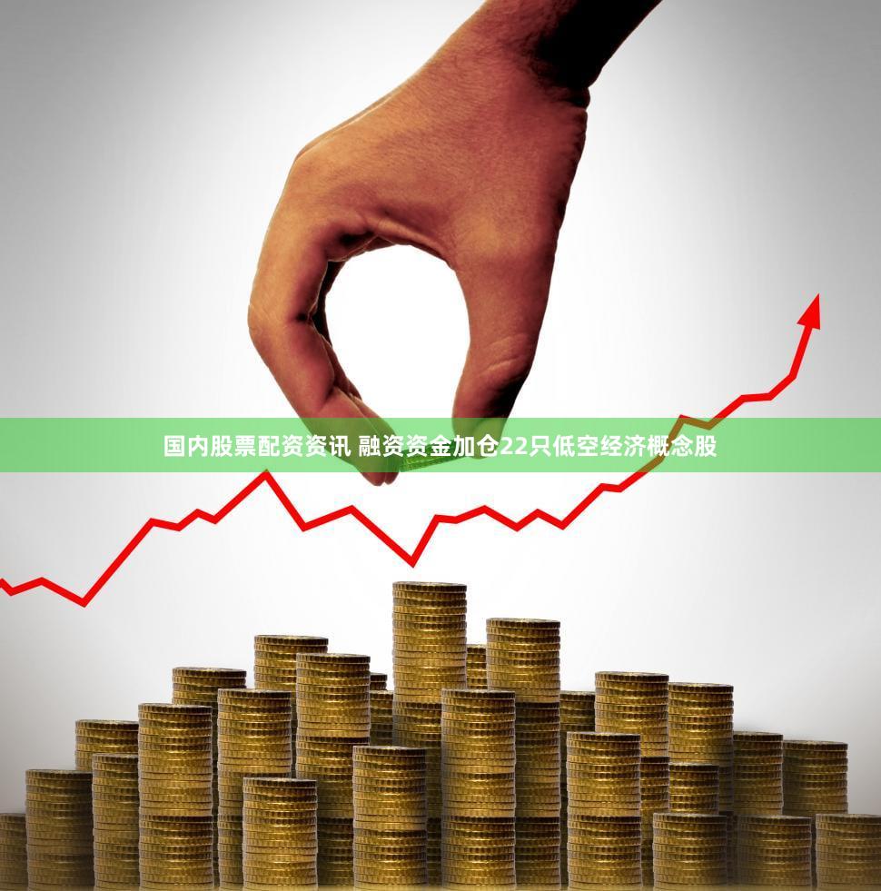 国内股票配资资讯 融资资金加仓22只低空经济概念股