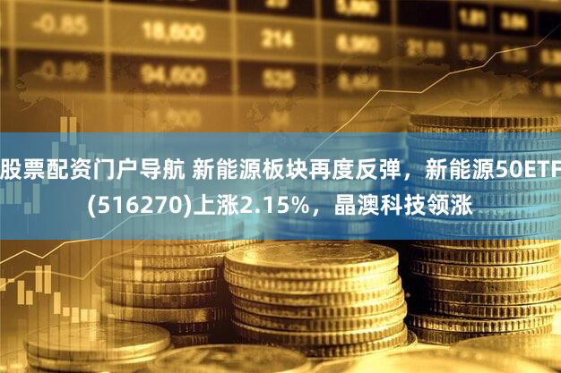 股票配资门户导航 新能源板块再度反弹,新能源50ETF(516270)上涨2.15%,晶澳科技领涨