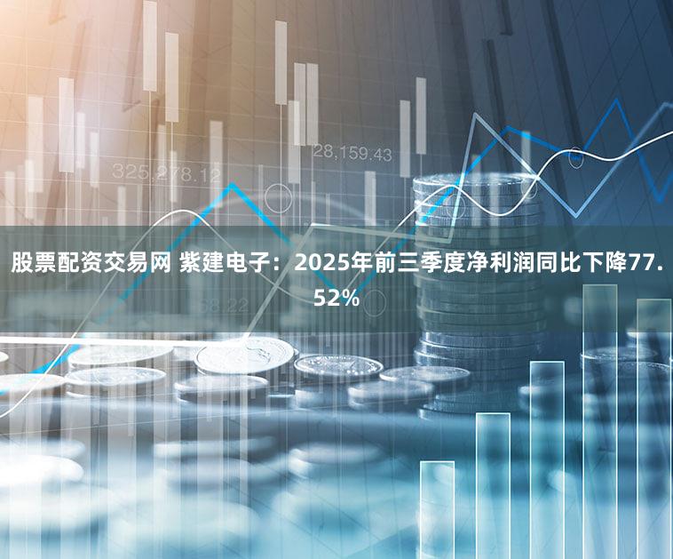 股票配资交易网 紫建电子：2025年前三季度净利润同比下降77.52%